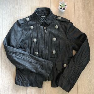 Bebe leather jacket